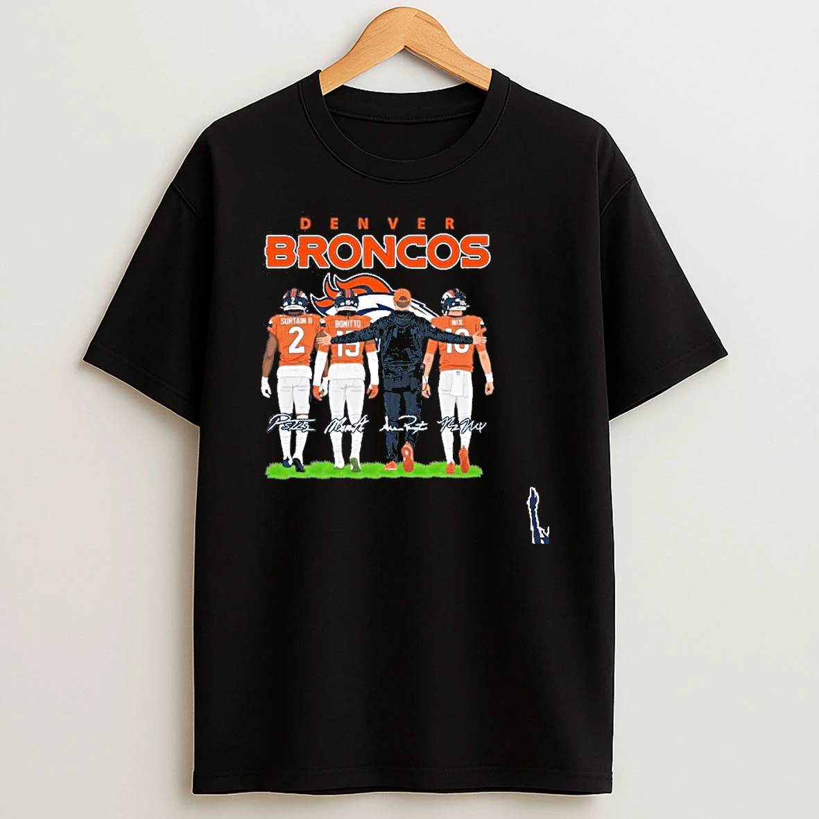Denver Broncos Surtain Ii Bo Nix Bonitto And Sean Payton T Shirt