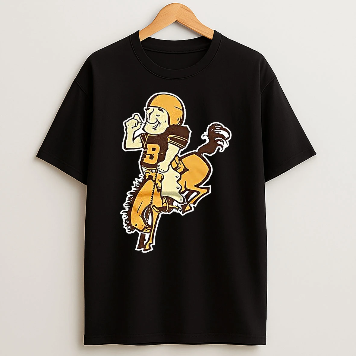 Denver Broncos Football Mascot 1960 Logo Vintage T Shirt