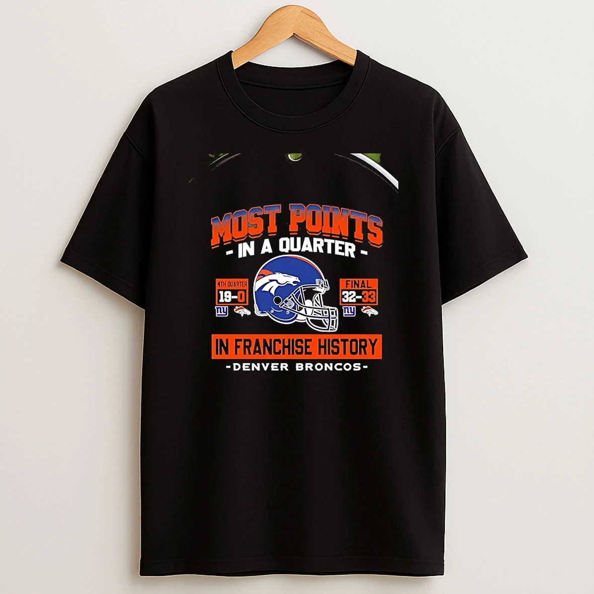 Denver Broncos Most Points In A Quarter In Franchise History Chriast T Shirt