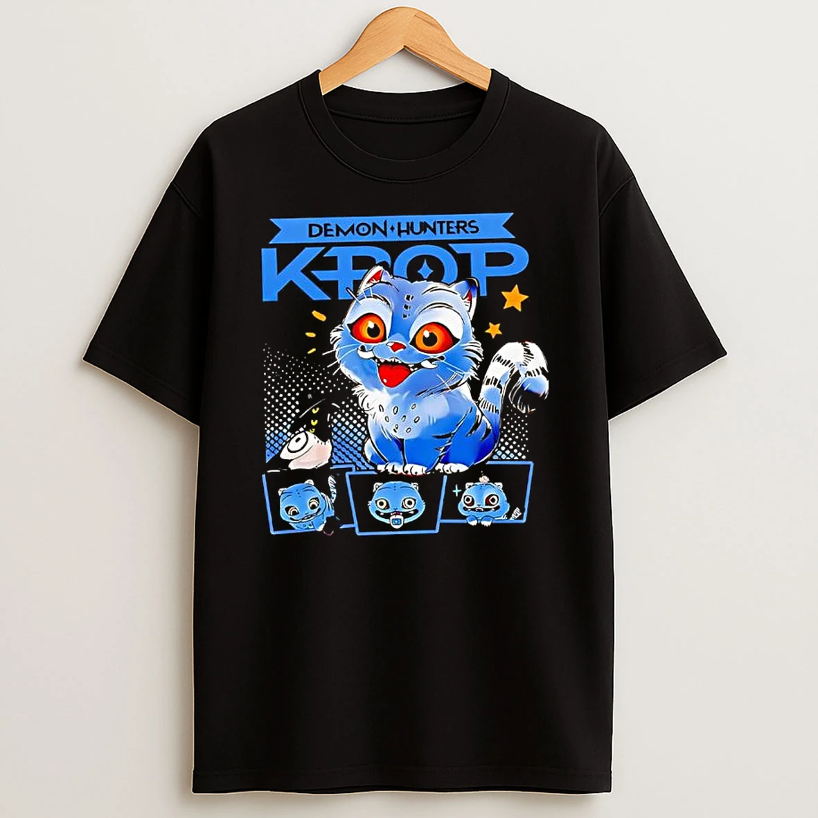 Derpy Tiger K Pop Demon Hunters Colletion T Shirt