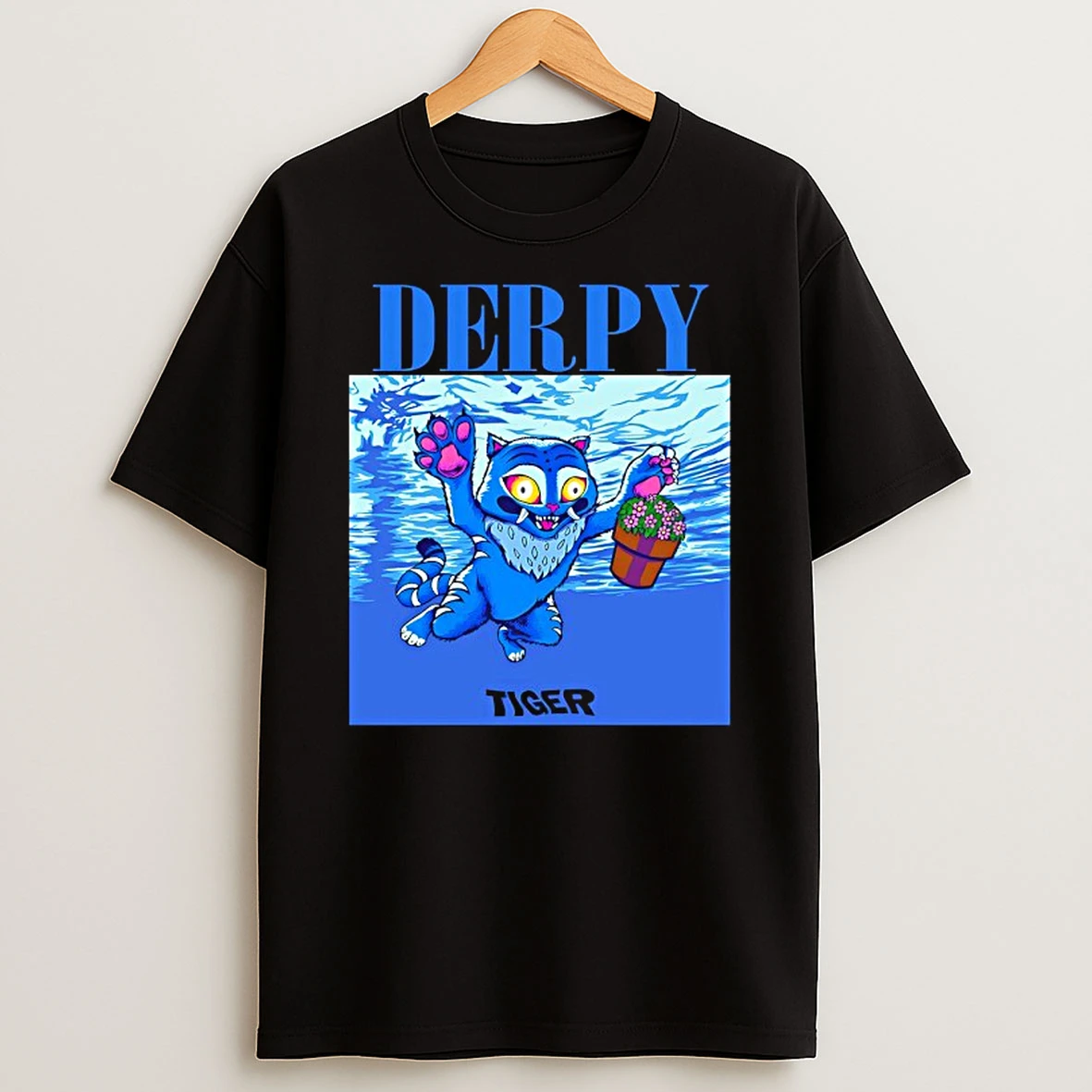 Derpymind Derpy Tiger X Nirvanas Nevermind T Shirt