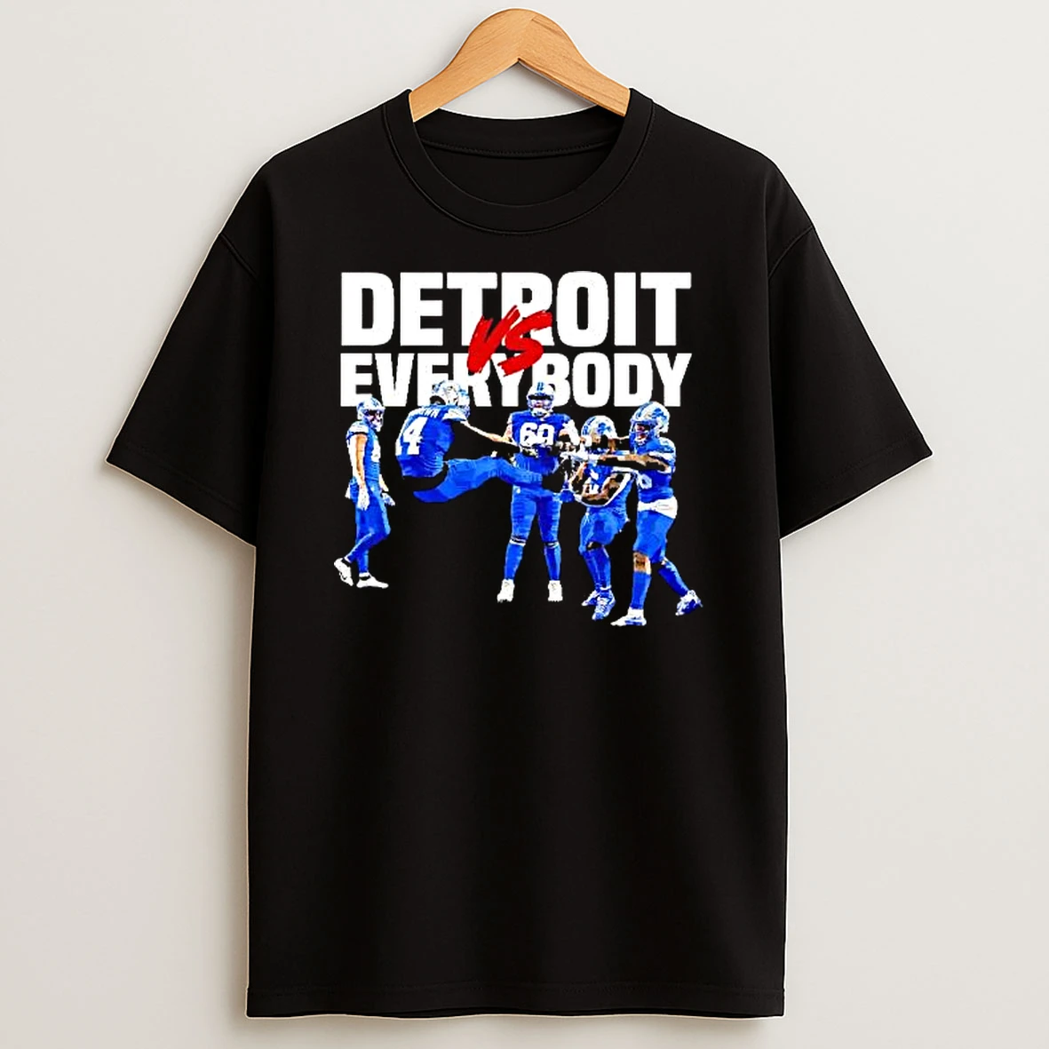 Detroit Everybody Team Graphic T Shirt