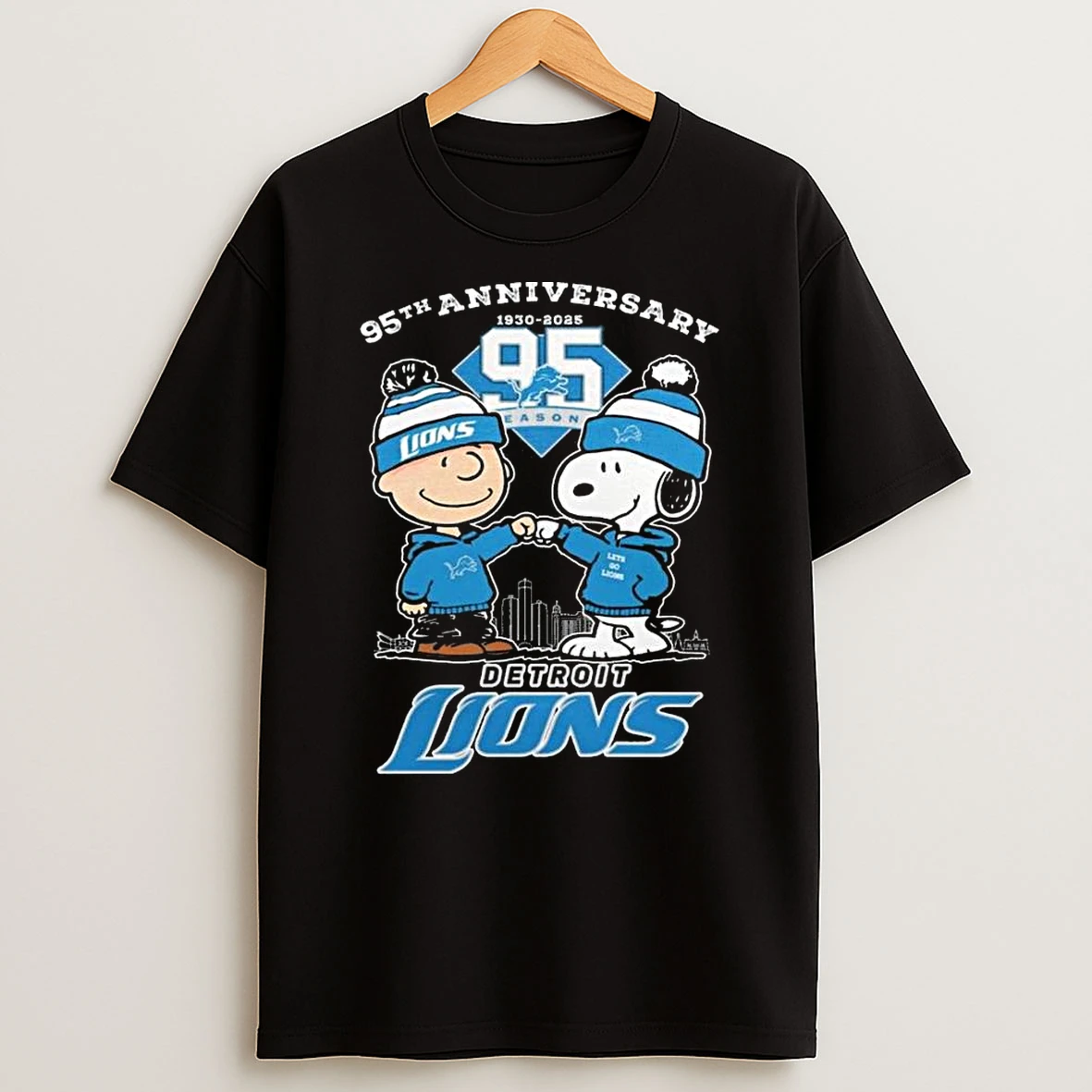 Detroit Lions 95th Anniversary 2025 One Pride T Shirt