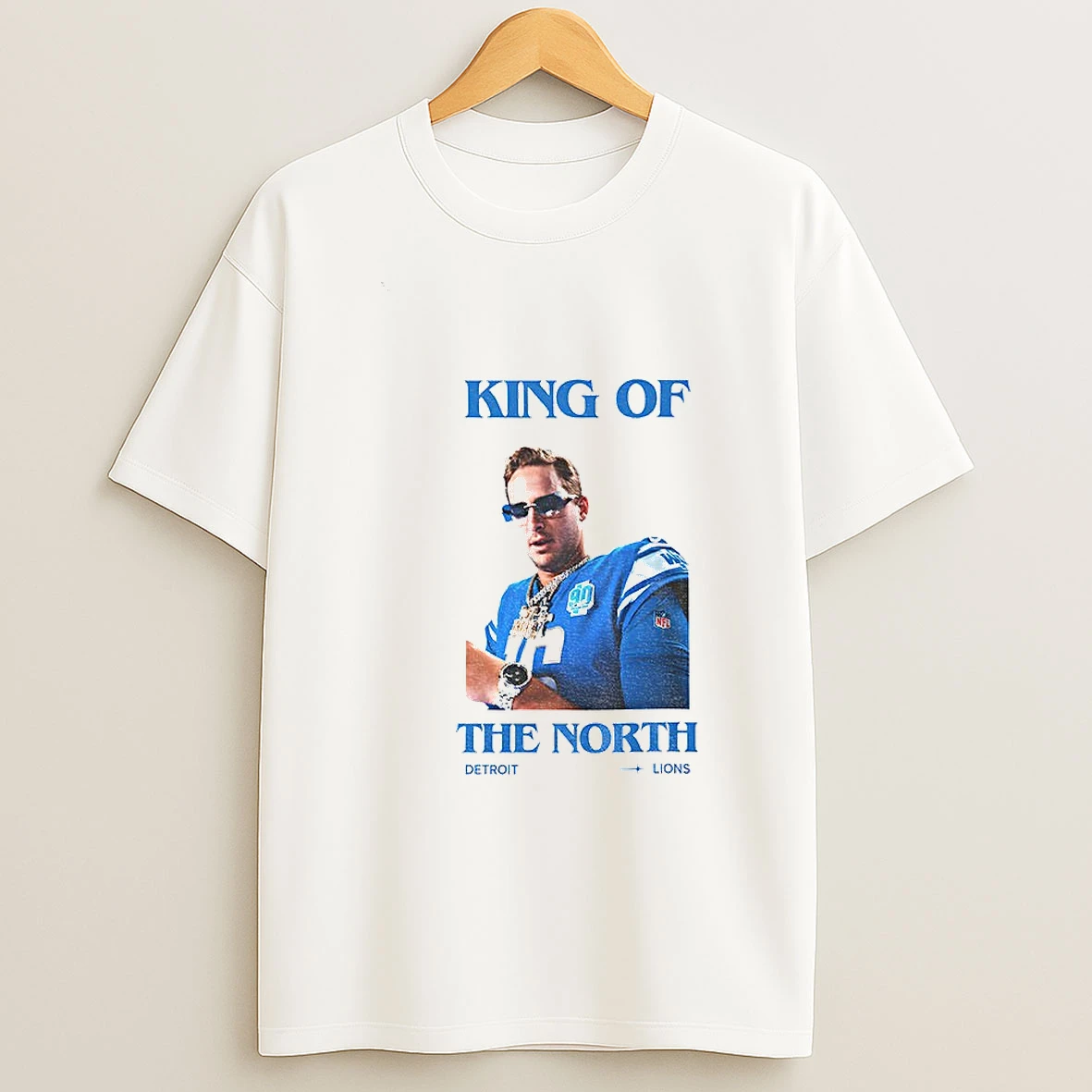 Detroit Lions Football King Of The North National Football League T Shirt