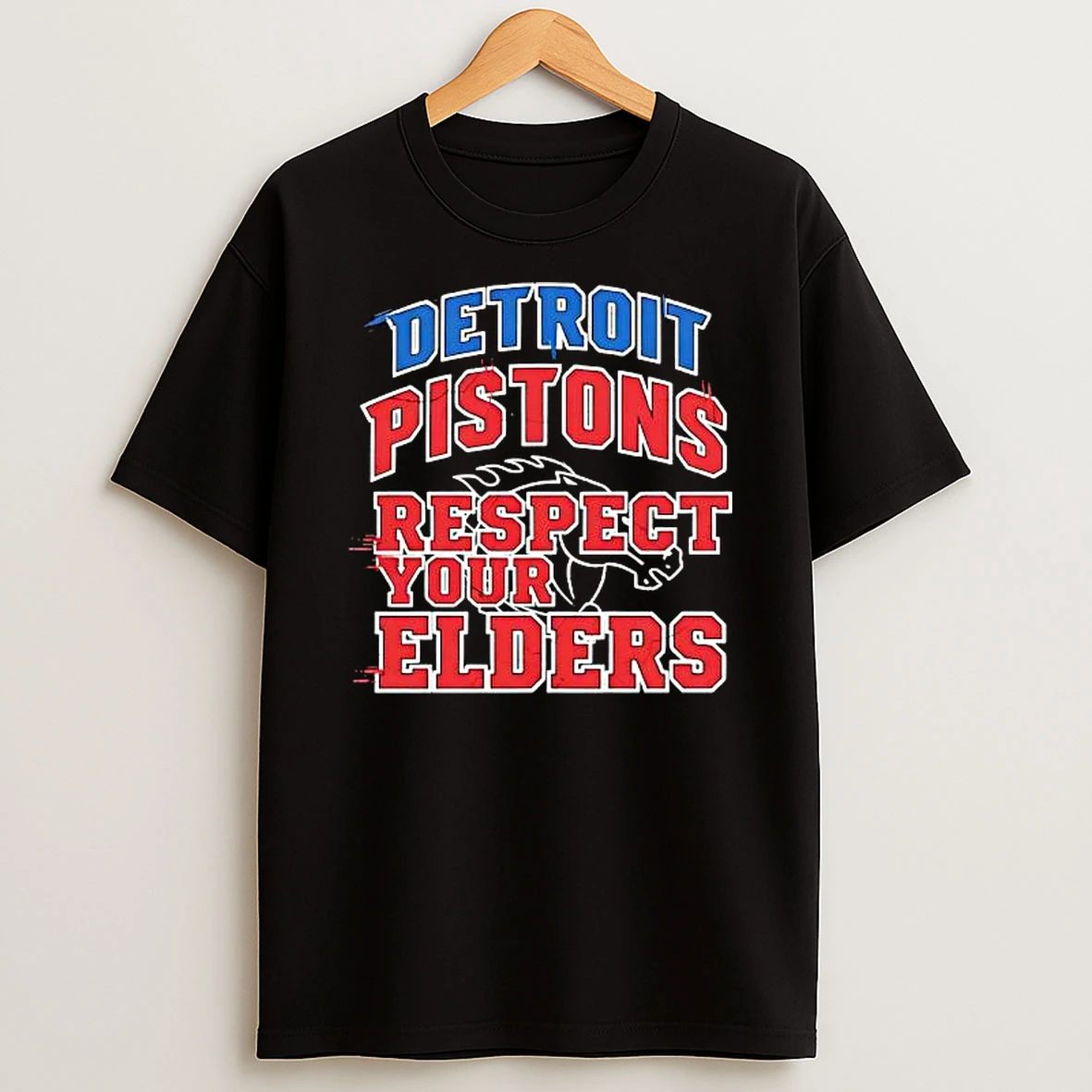 Detroit Pistons Respect Your Elders T Shirt