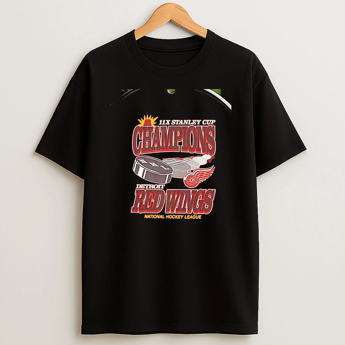 Detroit Red Wings 11x Stanley Cup Chriast T Shirt