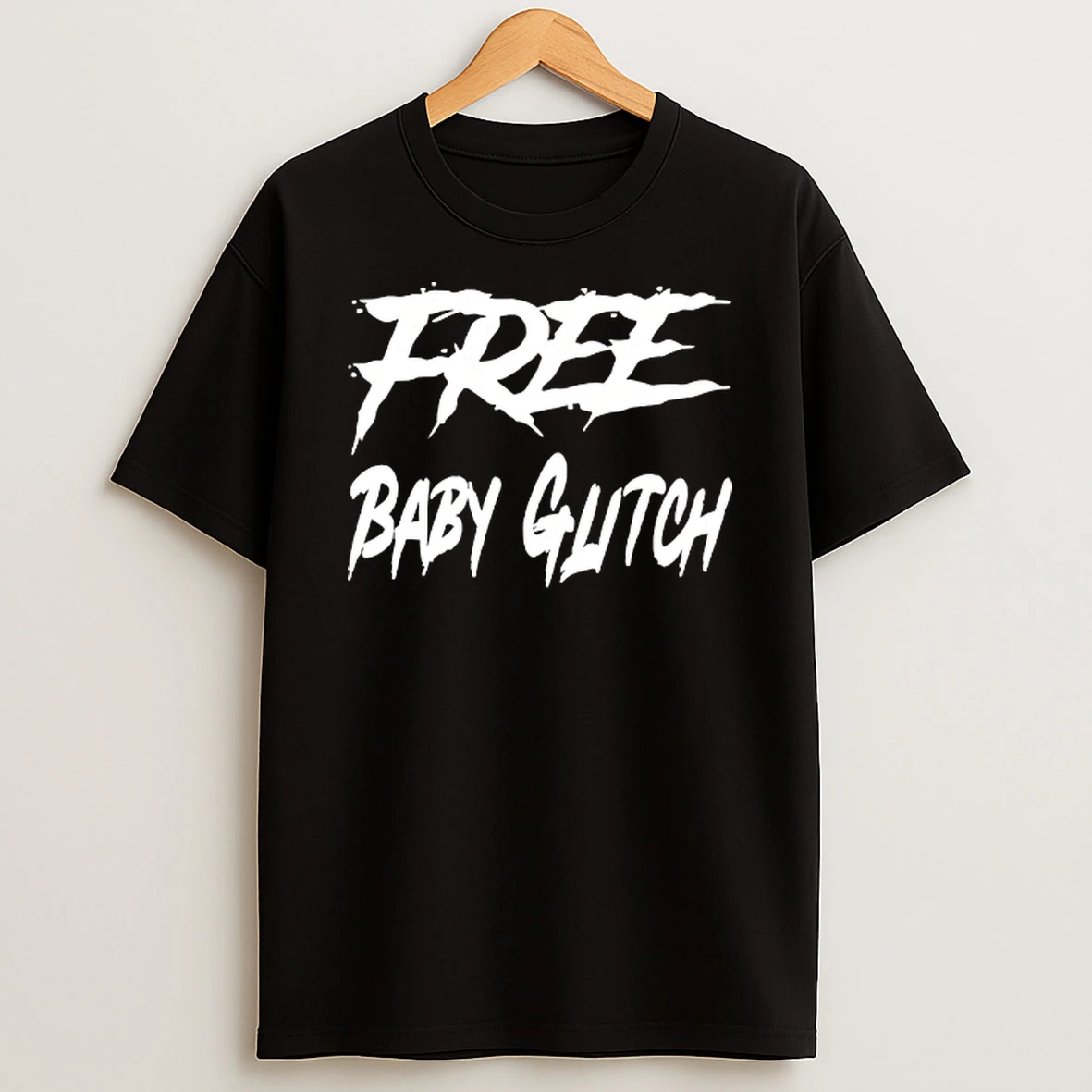 Dezz Reggie Free Baby Glitch T Shirt