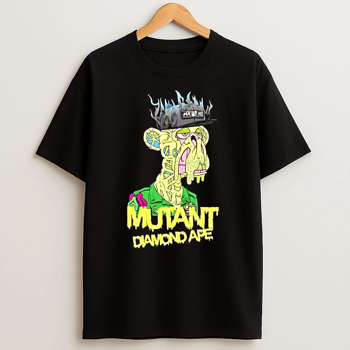 Diamond Supply Co X Ape Military Mutant Ape T Shirt