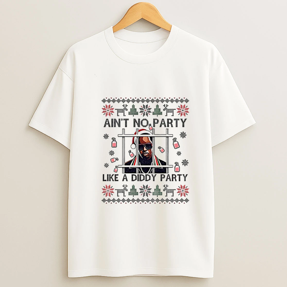 Diddy Aint No Party Like A Diddy Party Merry Christmas T Shirt