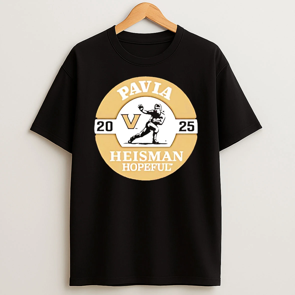 Diego Pavia Heisman Hopeful Button 2025 Vanderbilt Commodores T Shirt