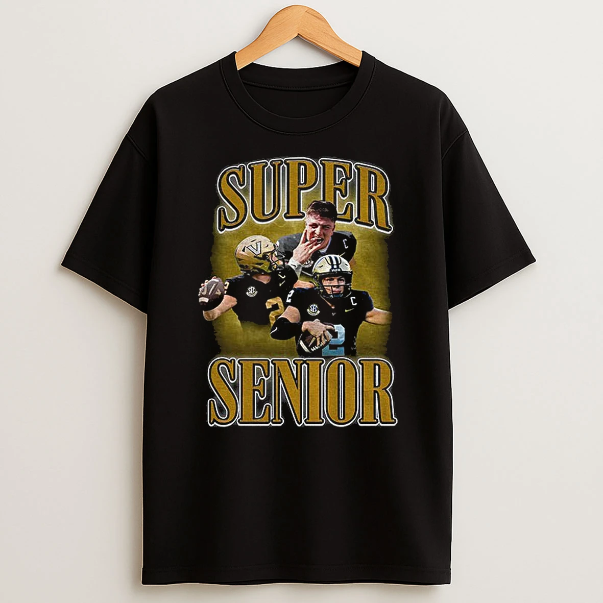 Diego Pavia Vanderbilt Commodores Football Super Senior Graphic T Shirt