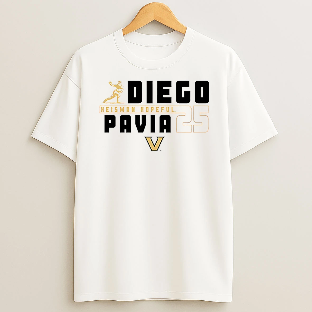 Diego Pavia Vanderbilt Commodores Heisman Hopeful 25 T Shirt