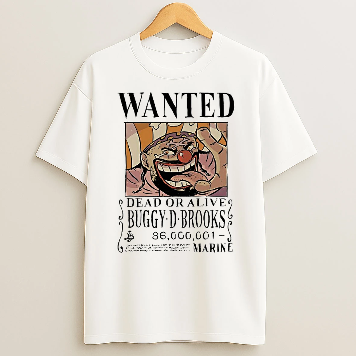Dillon Brooks Suns X One Piece Wanted Dead Or Alive Buggy D Brooks T Shirt