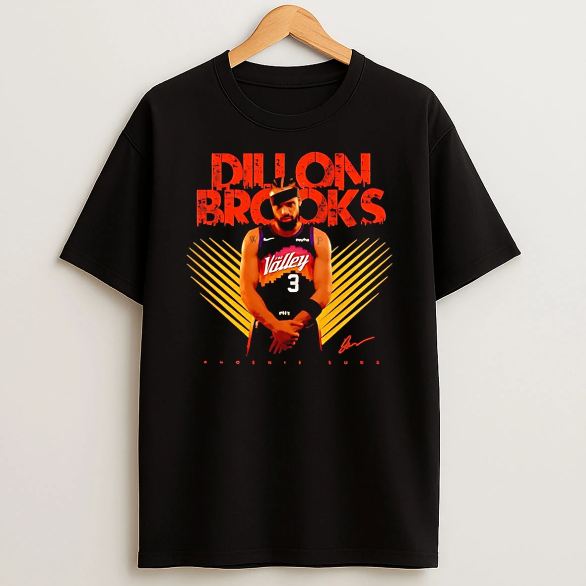 Dillon Brooks Portrait Phoenix Suns T Shirt
