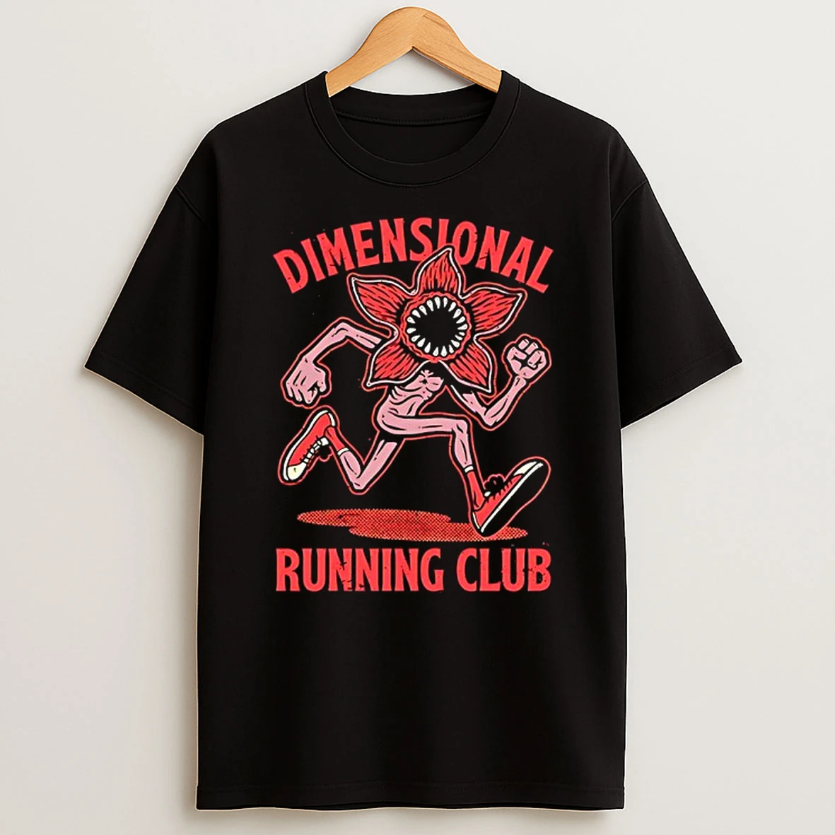 Dimensional Running Club Stranger Things T Shirt