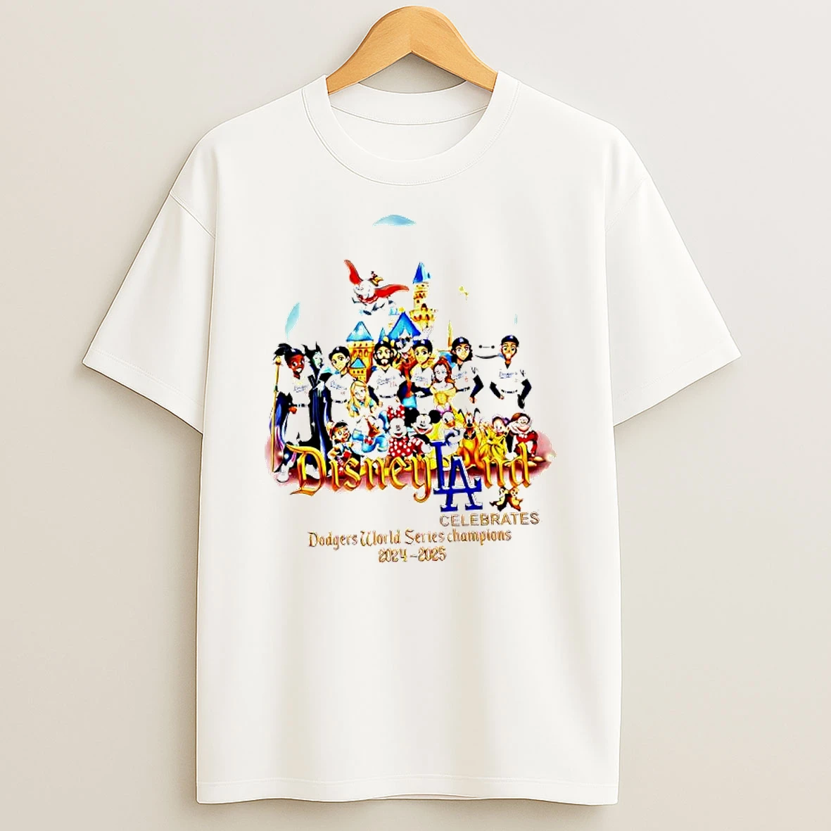 Disney Land Celebrates Los Angeles Dodgers World Series Champions T Shirt