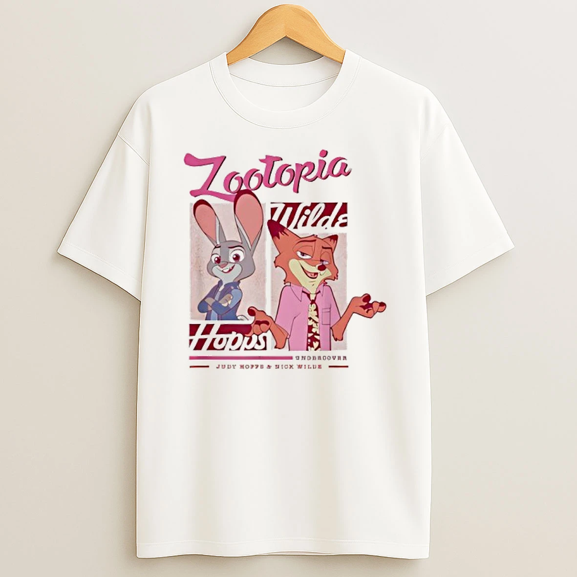 Disney Zootopia 2 Judy Hopps Nick Wilde Undercover T Shirt