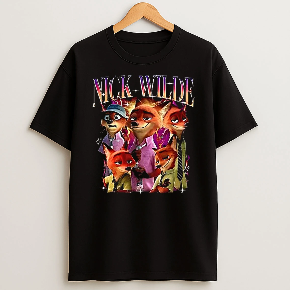 Disney Zootopia Nick Wilde Graphic T Shirt