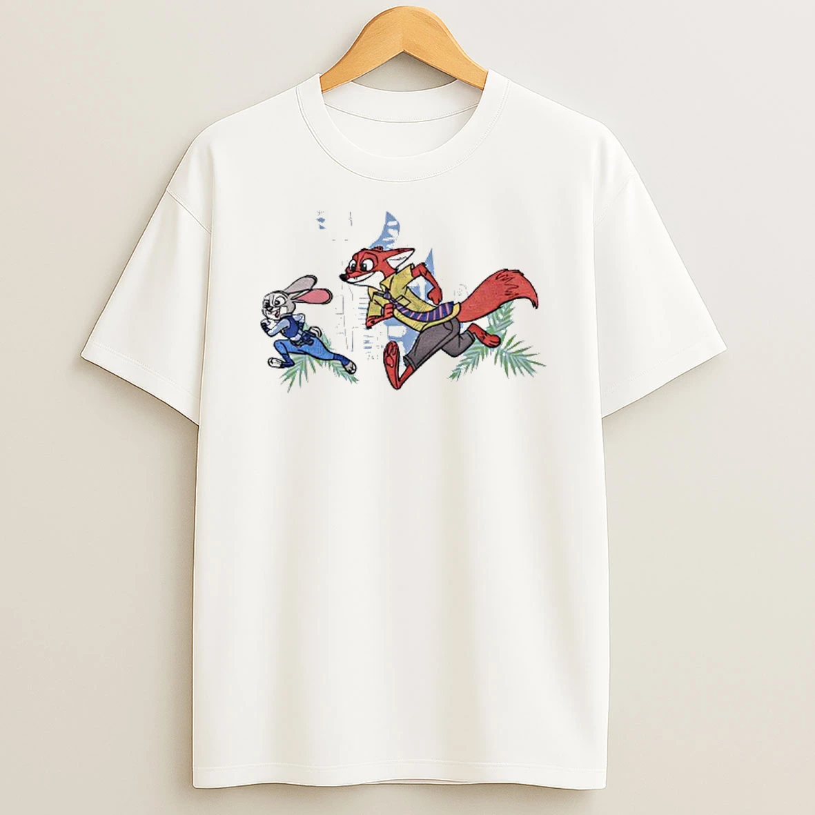 Disney Zootopia Nick And Judy Action T Shirt