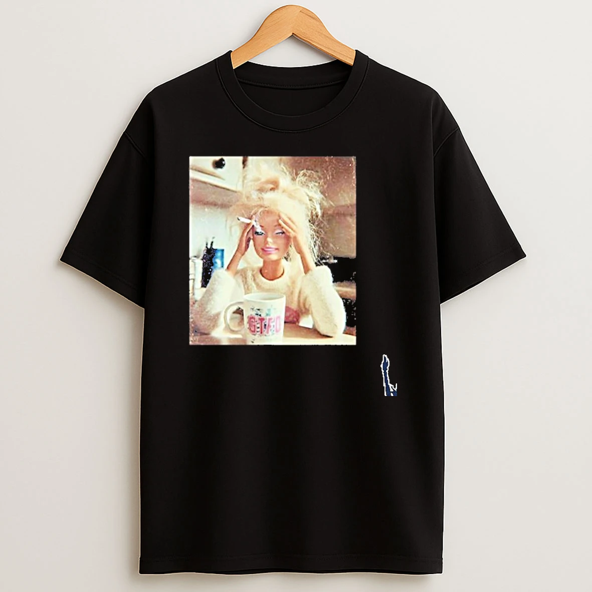 Distressed Doll Face Meme T Shirt
