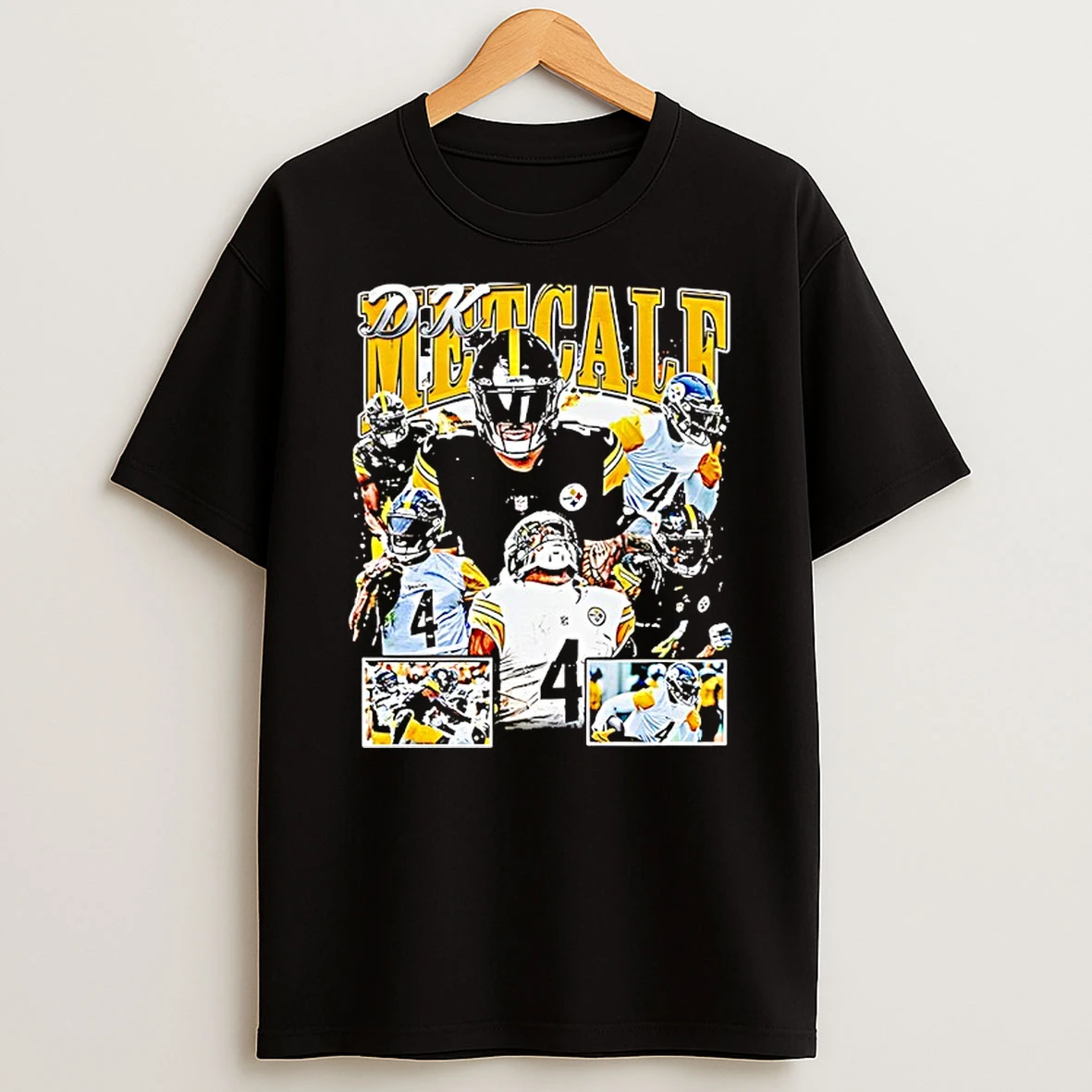 Dk Metcalf 4 Pittsburgh Steelers Nfl Football Graphic T Shirt