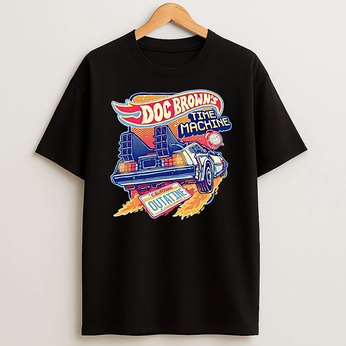Doc Browns Time Machine T Shirt