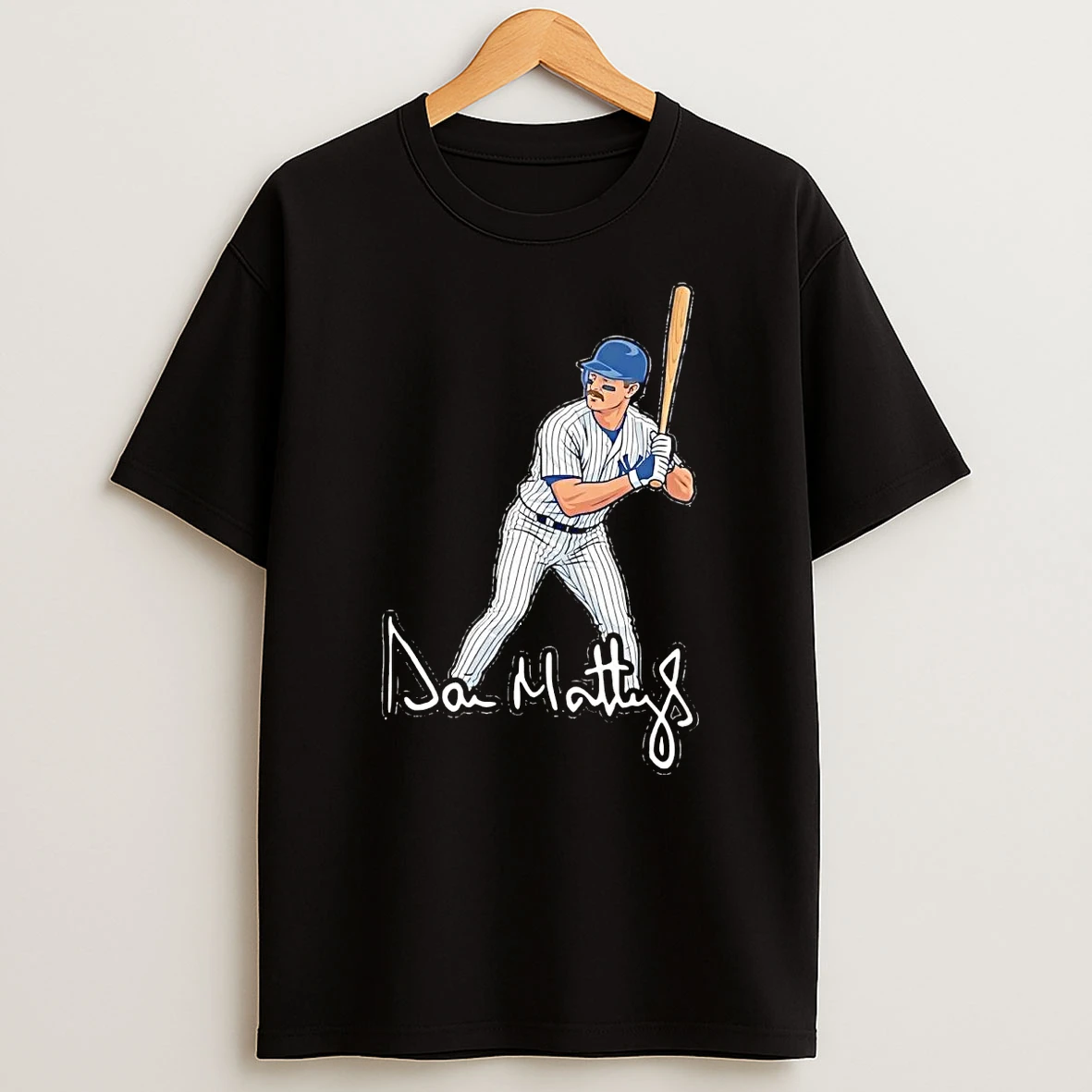 Don Mattingly Batting New York Yankees T Shirt