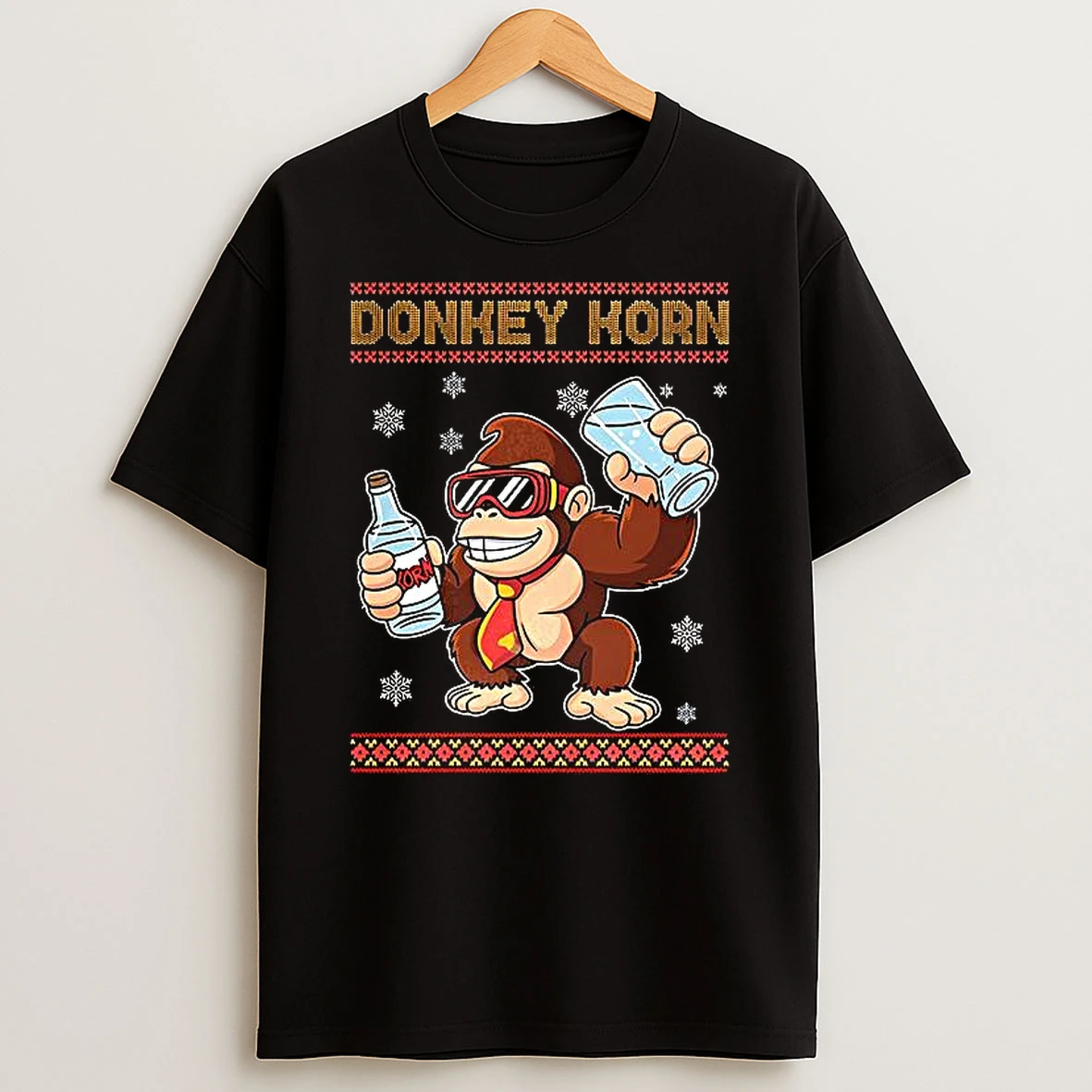 Donkey Korn Christmas T Shirt