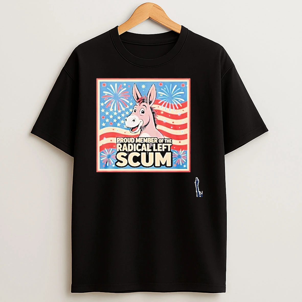 Donkey Radical Left Scum T Shirt