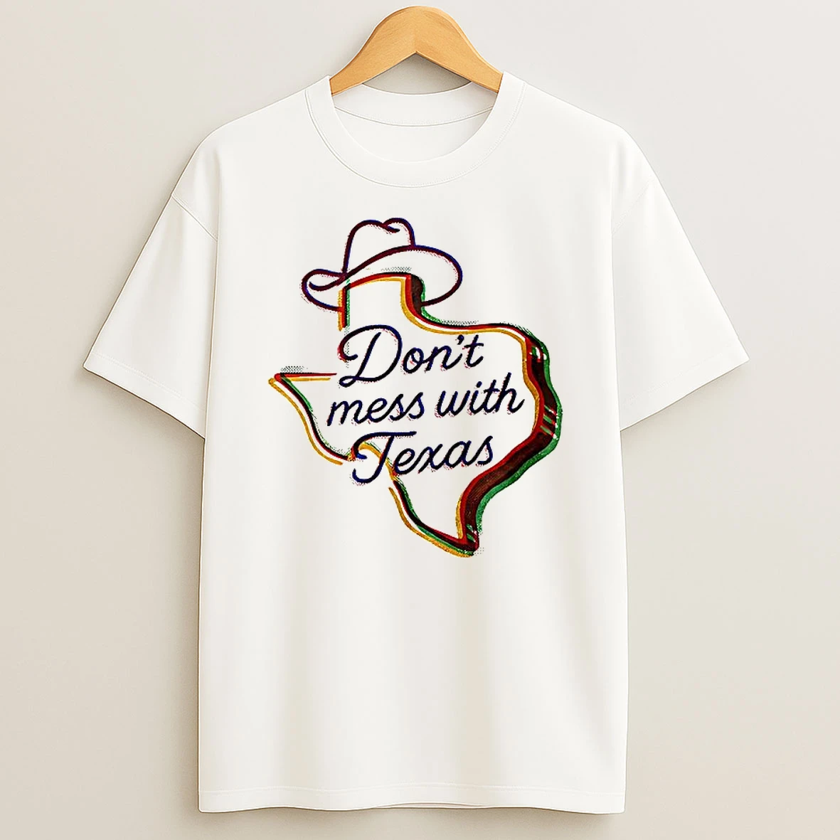 Dont Mess With Texas Map T Shirt