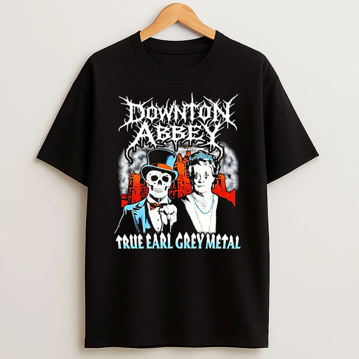 Downton Abbey True Earl Grey Metal Graphic T Shirt