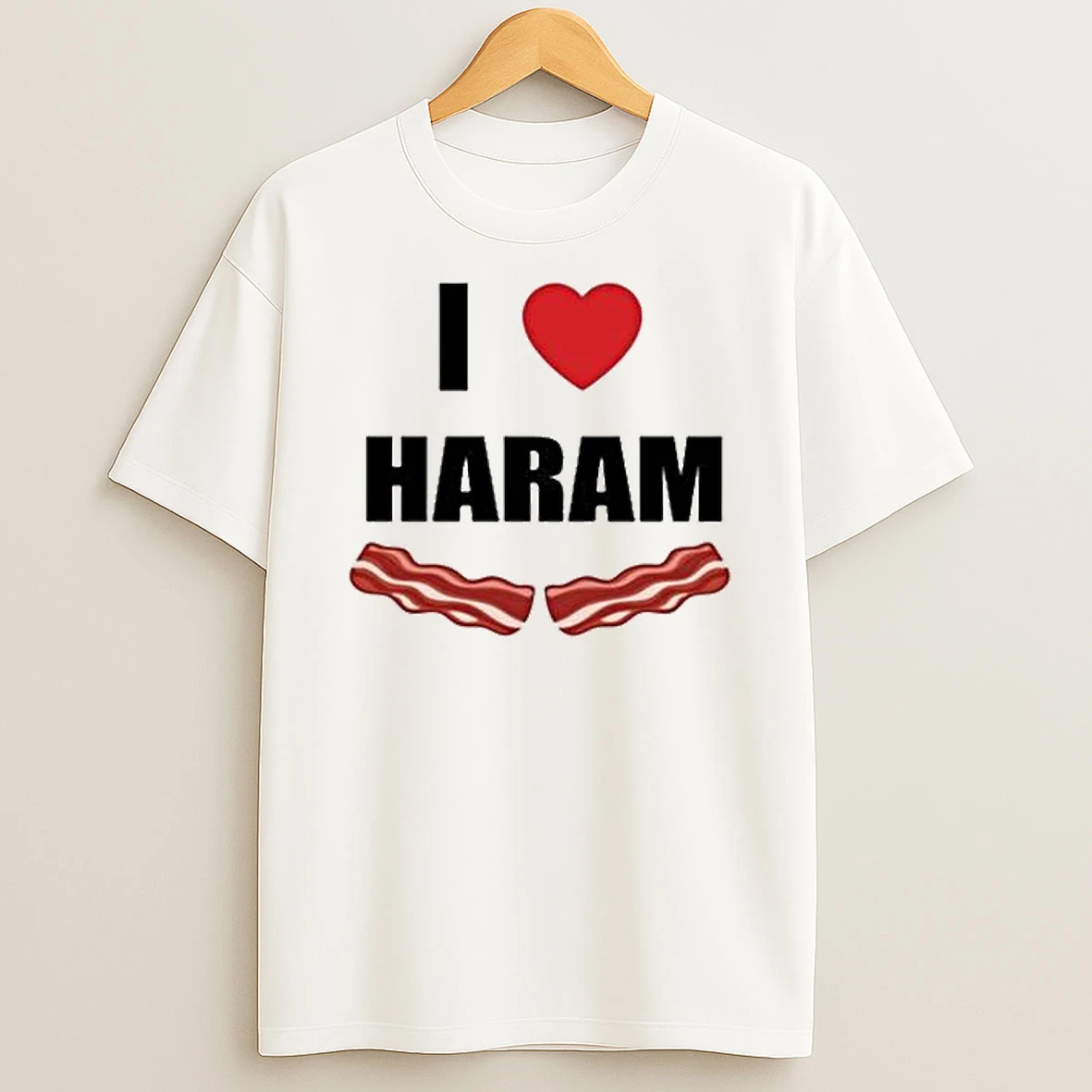 Dr Gumnaam I Love Haram Bacon T Shirt