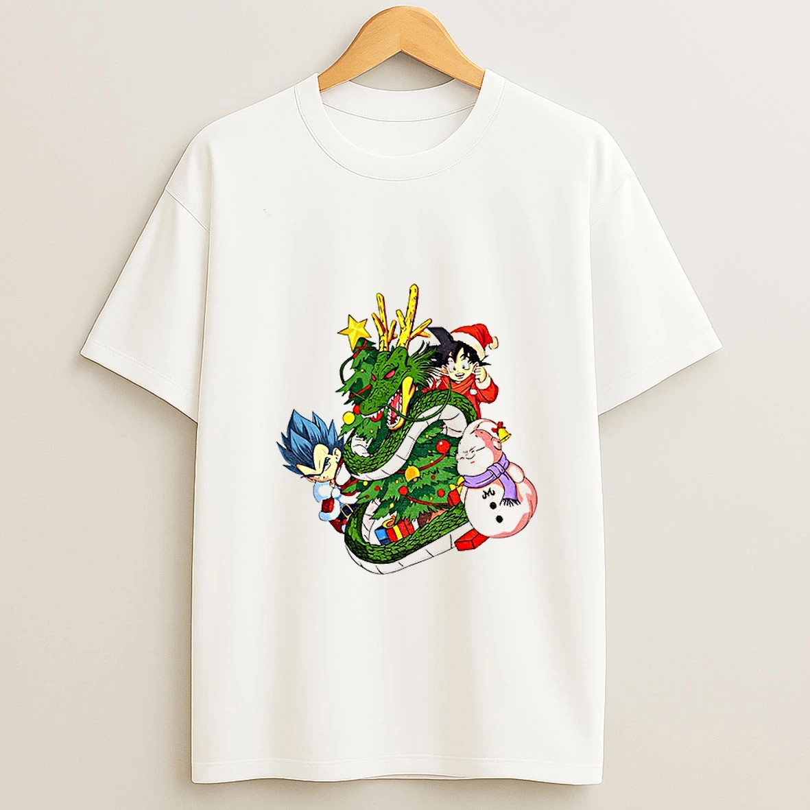 Dragon Ball Z Christmas Tree Shenron Ugly T Shirt