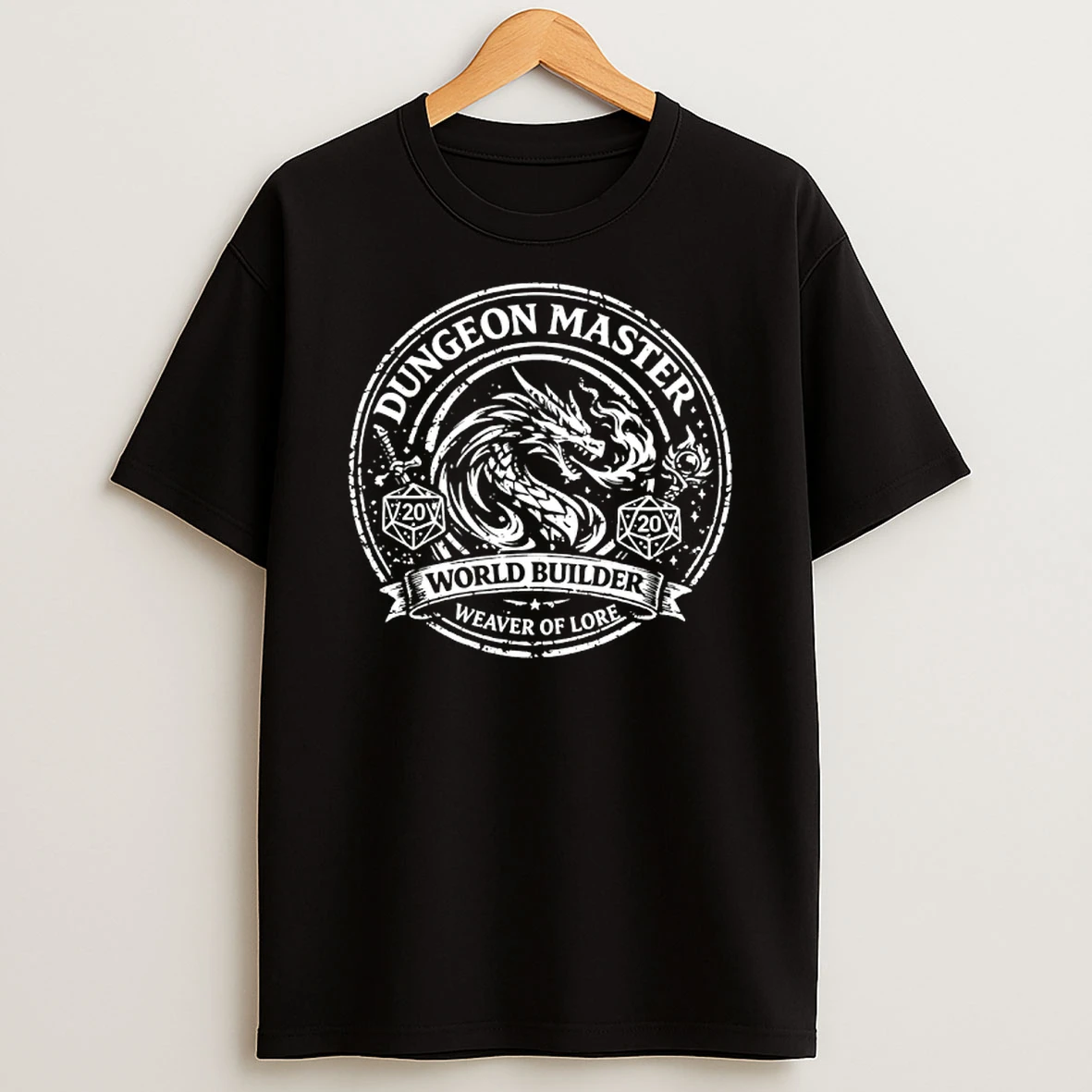 Dragon Dungeon Master World Builder Weaver Of Lore T Shirt