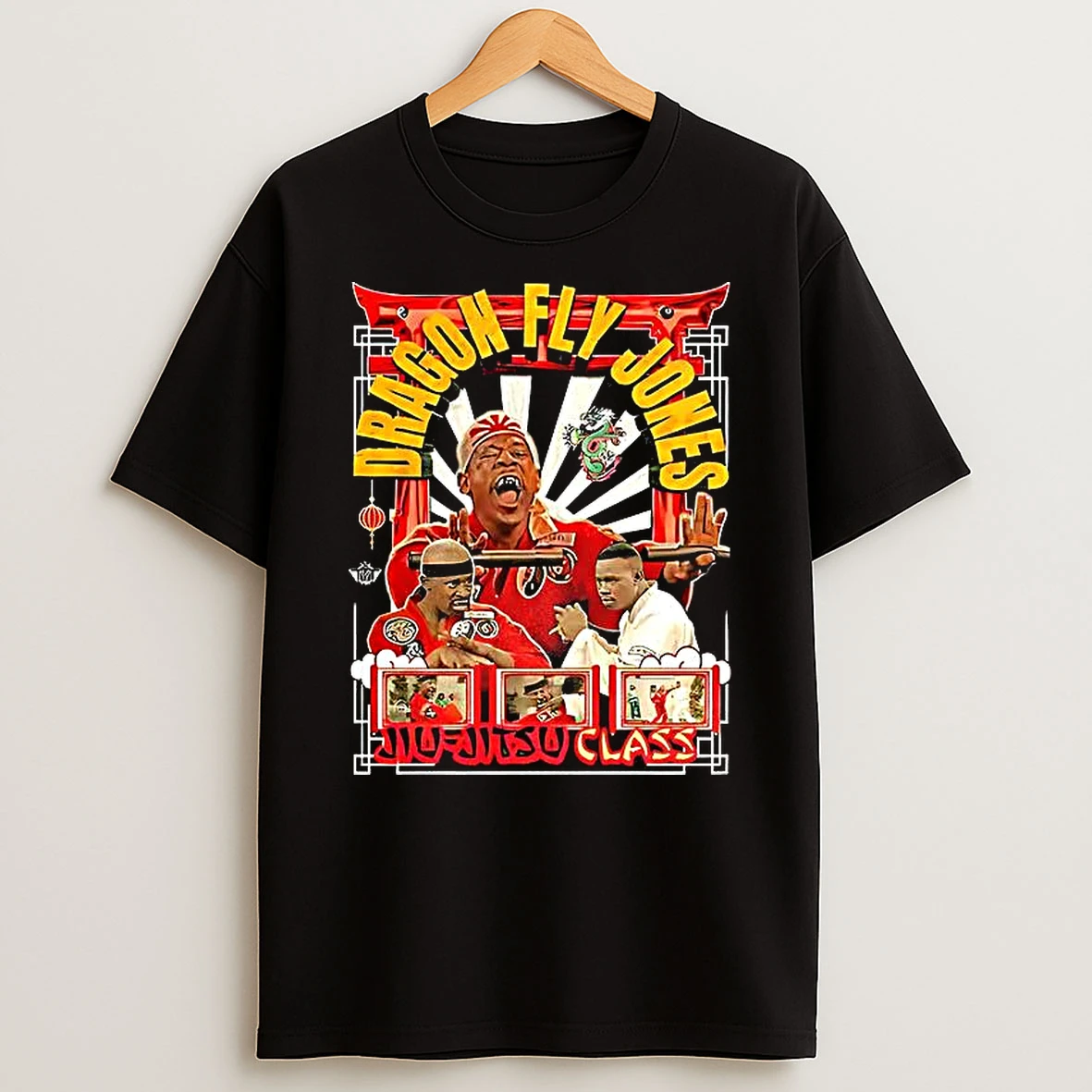Dragon Fly Jones Jiu Jitsu Class Graphic T Shirt