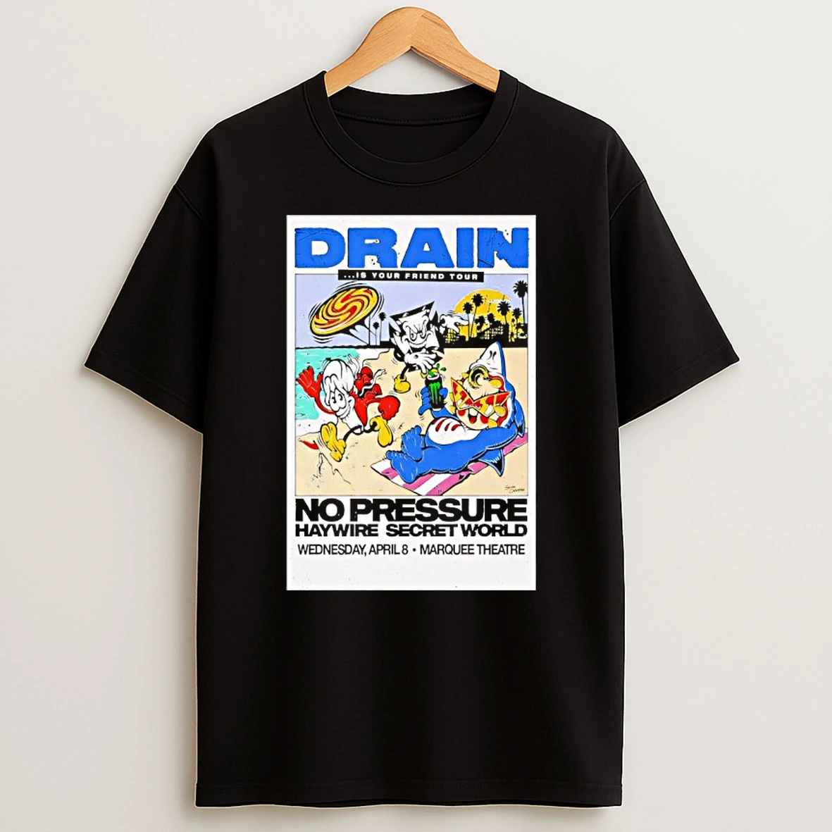 Drain Apr 8 2026 Marquee Theatre In Tempe Az T Shirt