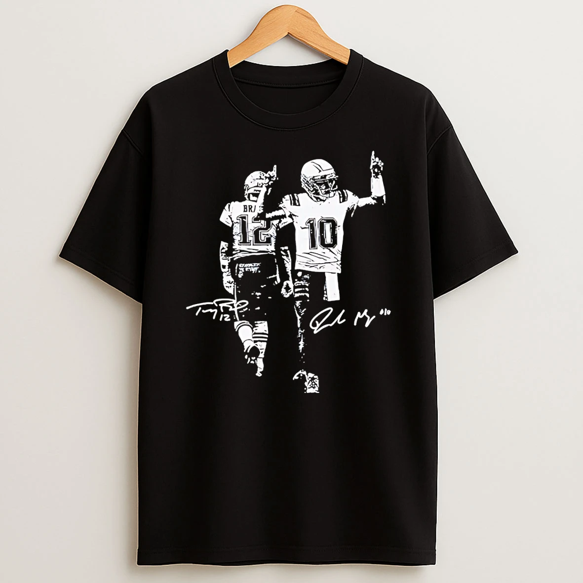 Drake Maye And Tom Signature 2025 T Shirt