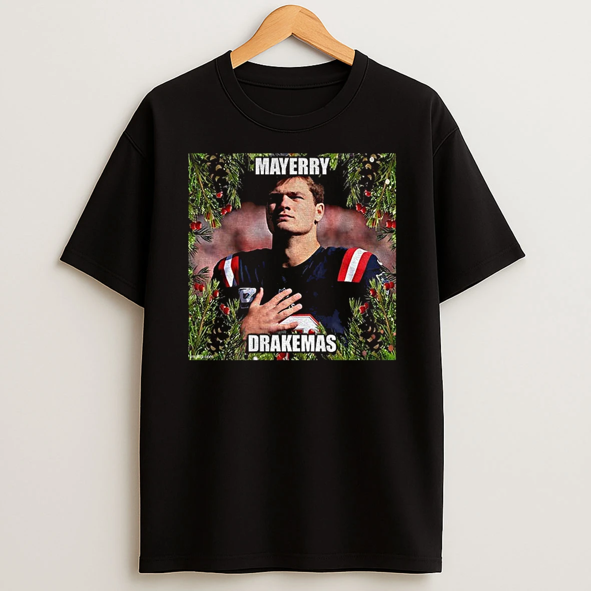 Drake Maye Christmas Mayerry Drakemas T Shirt