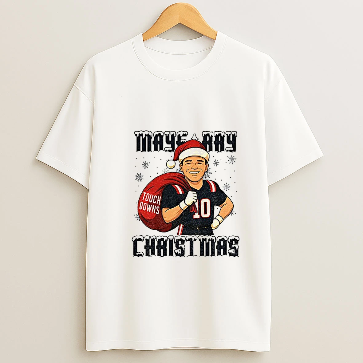 Drake Maye Christmas Vintage Maye Rry Christmas T Shirt