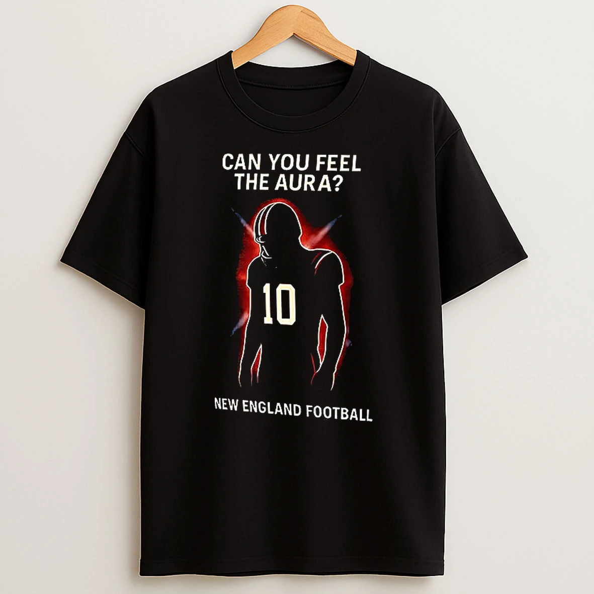 Drake Maye New England Patriots Can You Feel The Aura T Shirt
