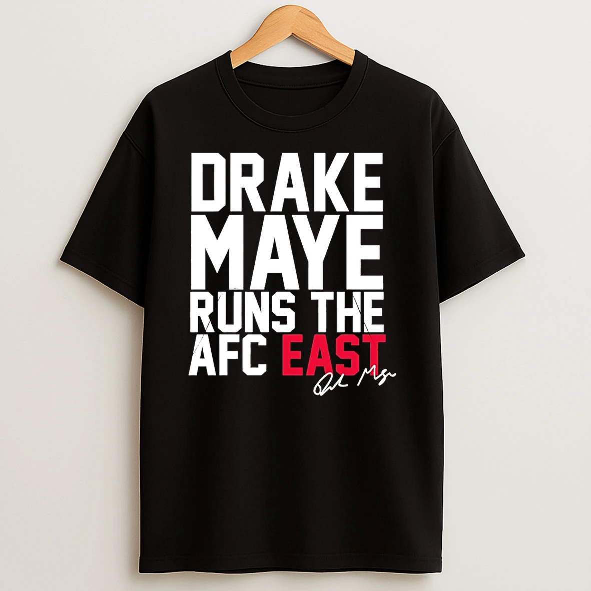 Drake Maye Runs The Afc East New England Patriots Champions 2025 T Shirt