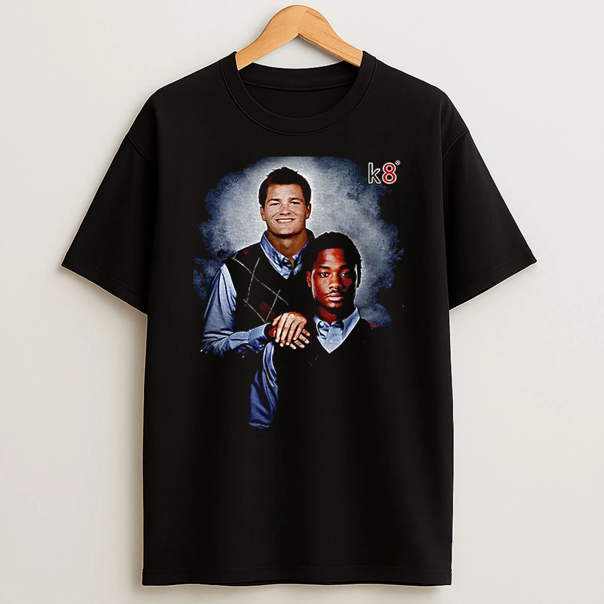 Drake Maye And Stefon Diggs New England Patriots Football Step Brothers Vintage T Shirt