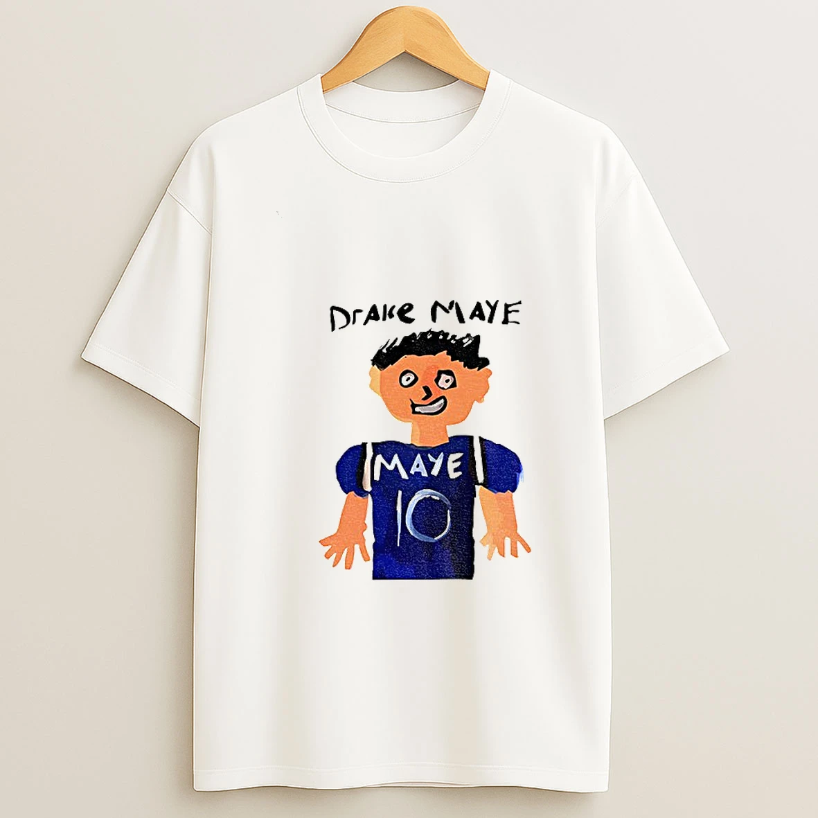 Drake Maye Number 10 New England Patriots Nfl Football Art T Shirt