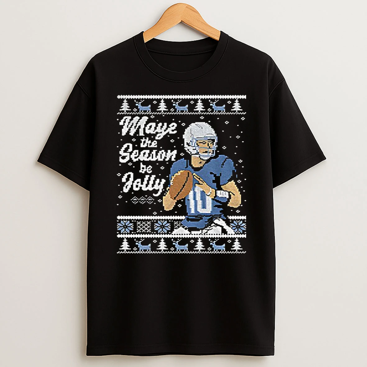 Drake Maye The Season Be Jolly New England Patriost Ugly Christmas T Shirt
