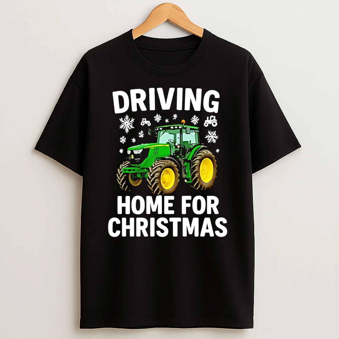 Driving Home For Christmas John Deere Christmas 25 T Shirt