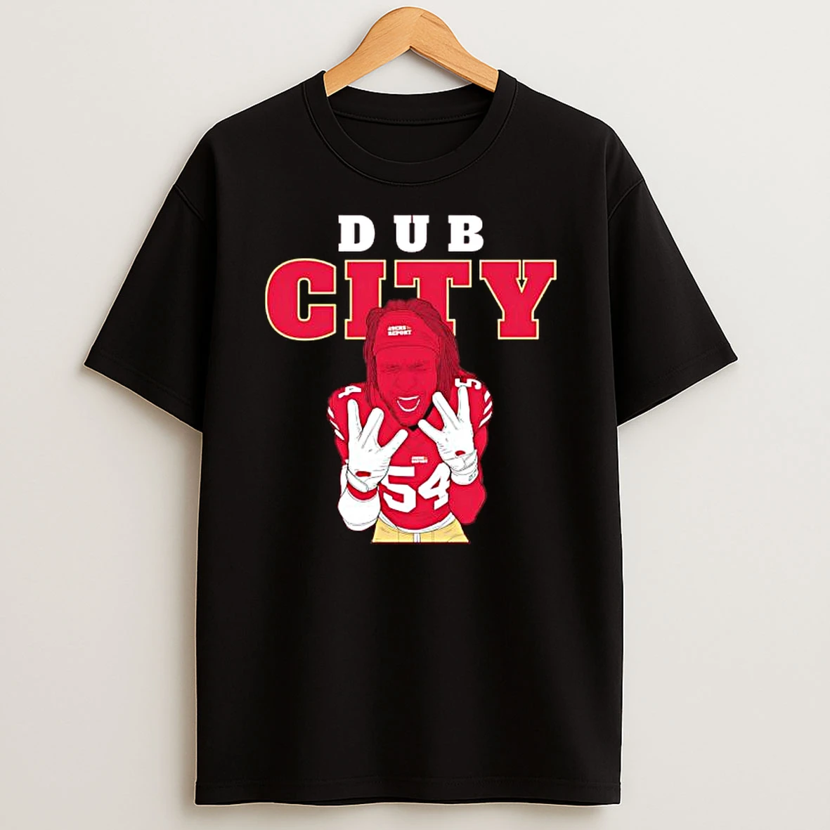 Dub City Fred Warner San Francisco 49ers Graphic T Shirt