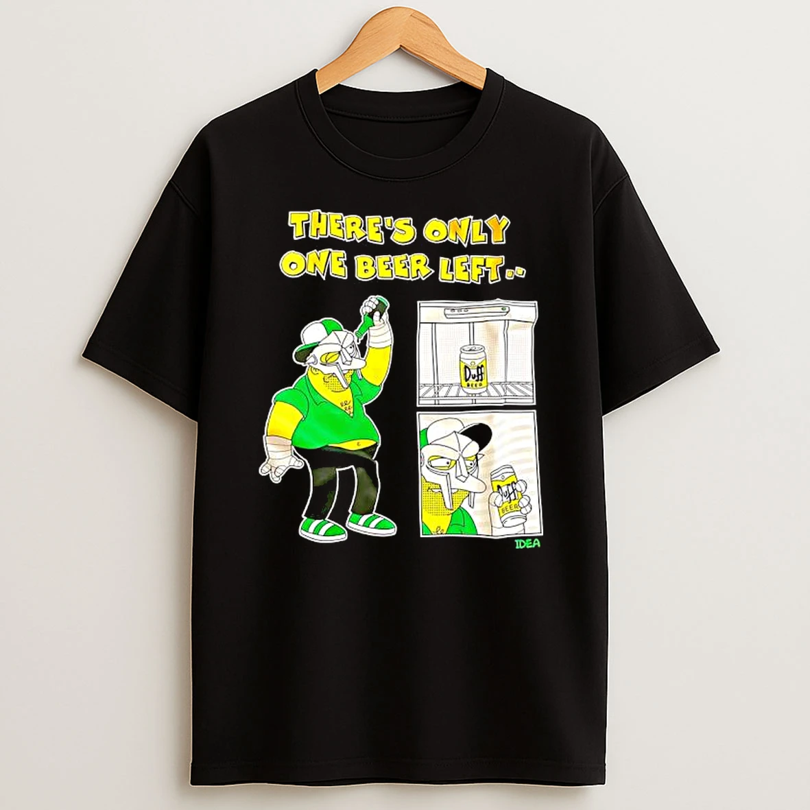Duff Beer The Simpsons Theres Only One Beer Left T Shirt
