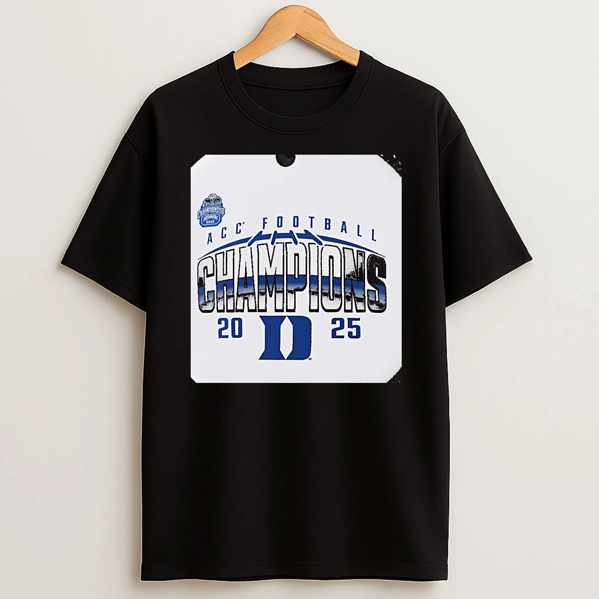 Duke Blue Devils 2025 Acc Football Champions Christmas T Shirt