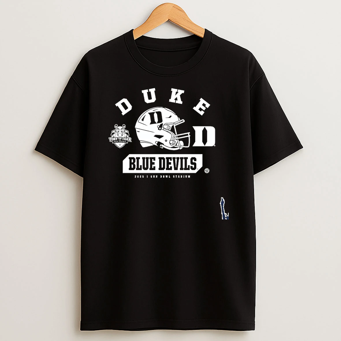 Duke Blue Devils 2025 Sun Bowl Helmet T Shirt