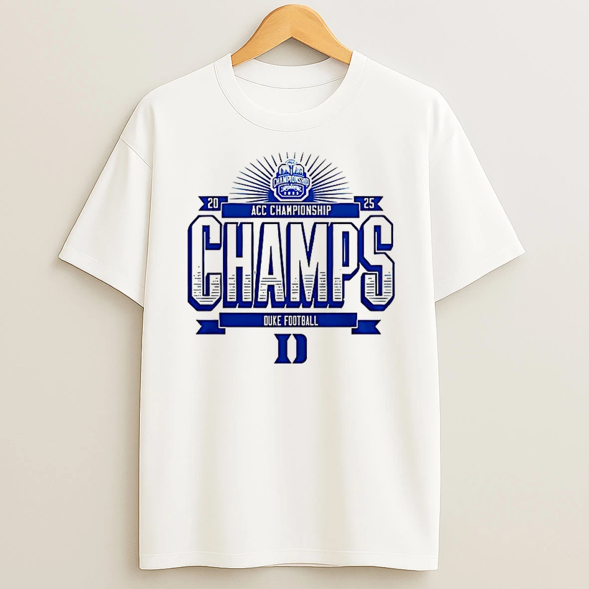 Duke Blue Devils Football Acc Championship 2025 T Shirt